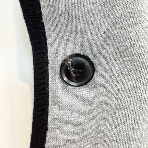 Lilla P Reversible Poncho Knit Mock Neck Sweater Top Winter Luxury Medium Large - Picture 6 of 10